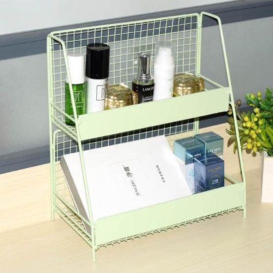 주방 책상 인테리어 2단 멀티 철제수납선반 4color