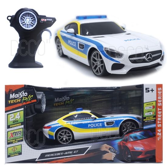 마이스토 RC카 1:24 벤츠 AMG GT 경찰차 무선조종