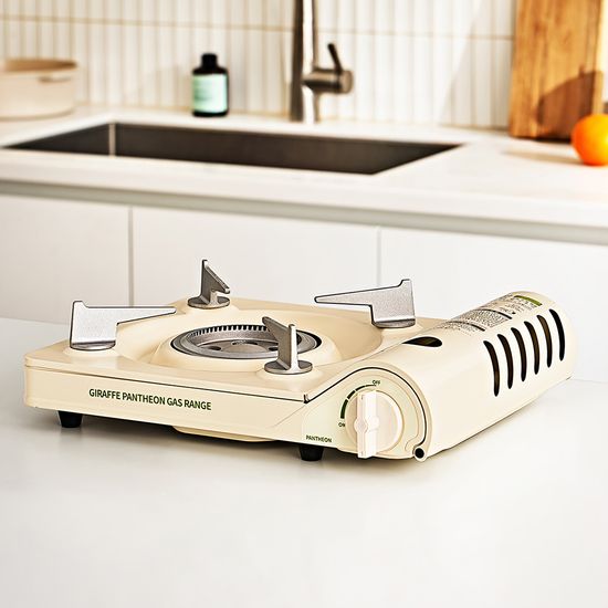 지라프 부르스타 휴대용가스버너 판테온가스렌지 크림