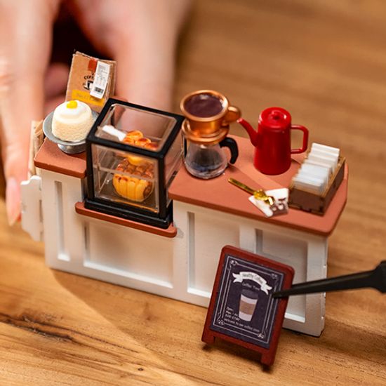 핸즈크라프트 DIY 미니어처 하우스 슬로우 라이프카페