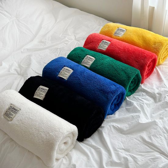 국내원단 보풀 걱정없는 비비드 블랭킷 6color