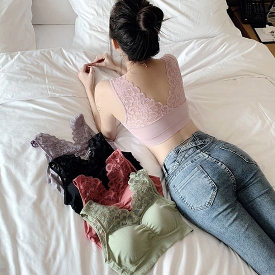 [1+1] 여유 레이스 노와이어 데일리 브라탑 브라렛