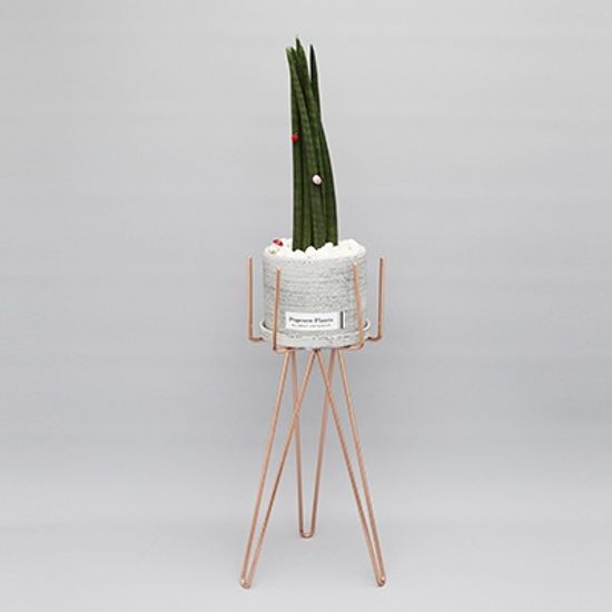 육각 화분 스탠드(L)-14.5(지름) x 40cm