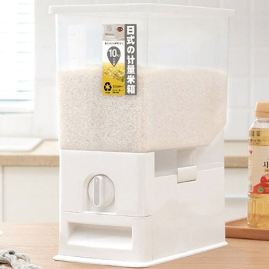 서랍식 사각 쌀통 10kg