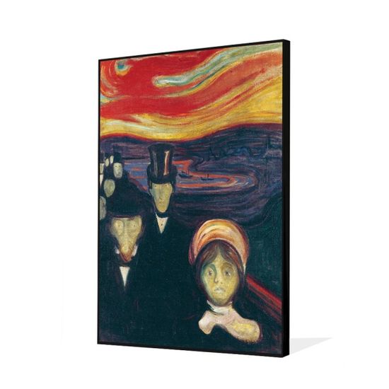 [더벨라] 뭉크 - 불안 Anxiety 모던프레임 캔버스액자