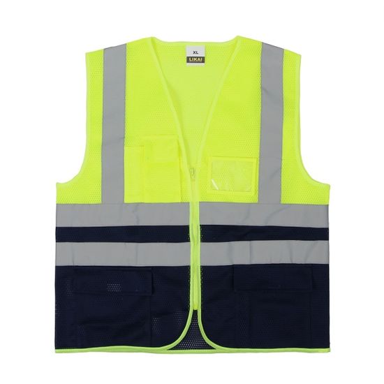 야광 반사 메쉬 안전조끼(XL) /그린 형광작업조끼