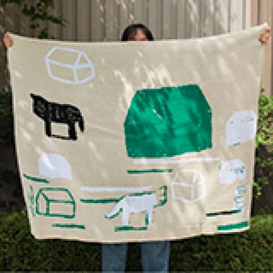 캄플로우 산책 니트블랭킷