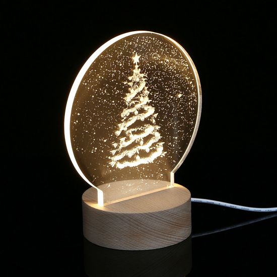 [도토로] LED 크리스마스 트리 아크릴 무드등