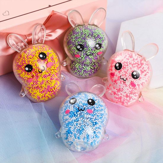 LED 쫀득 캐릭터 볼 말랑이 주물럭 스퀴시 츄잉껌볼
