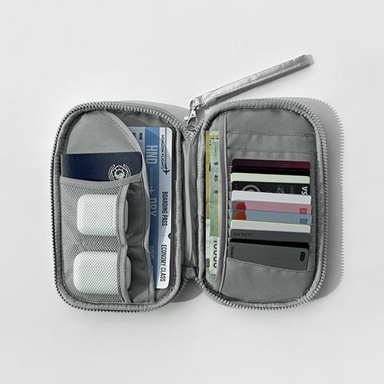 트레블 여권 지갑 파우치 2color
