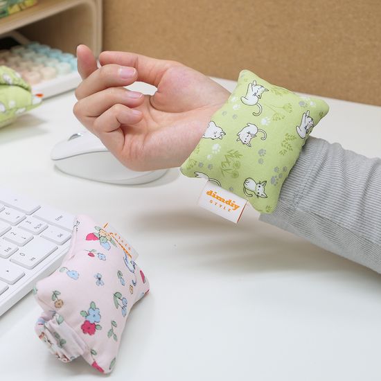 손목통증 이제 그만 [곱창 밴드 손목 쿠션]착용형쿠션