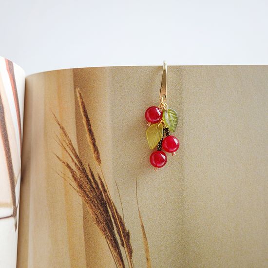 레드베리 책갈피 금속 북마크