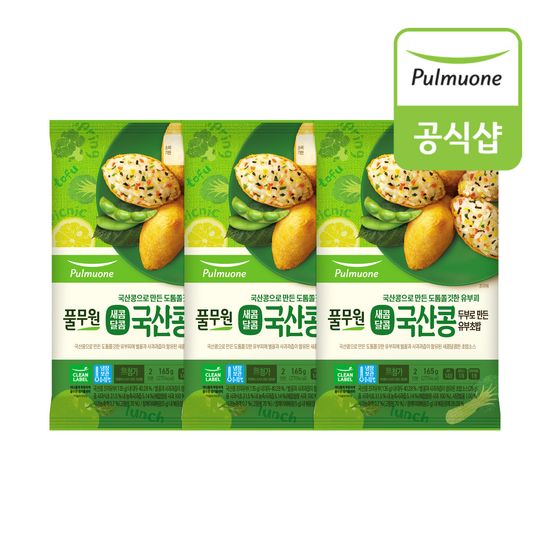 풀무원 국산콩유부초밥 165g x 3개