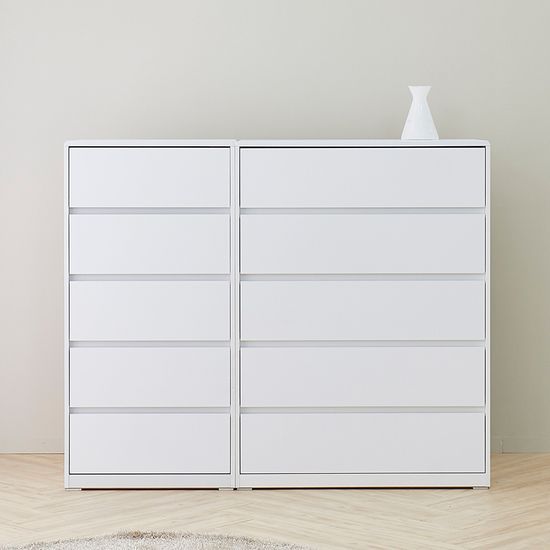 모이 칸칸이 속깊은 와이드 5단 서랍장 900 (착불)