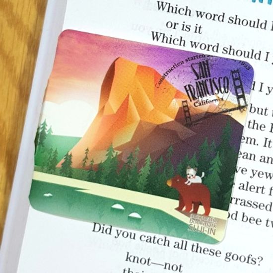 샌프란시스코테마_자동책갈피 8종 (선택 4개 세트)