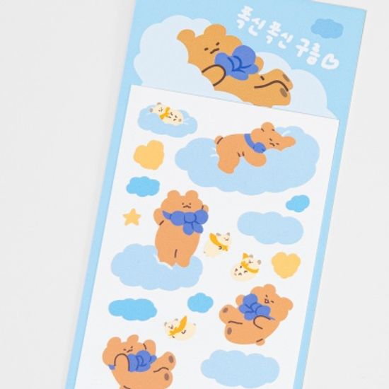 폭신폭신 구름 스티커