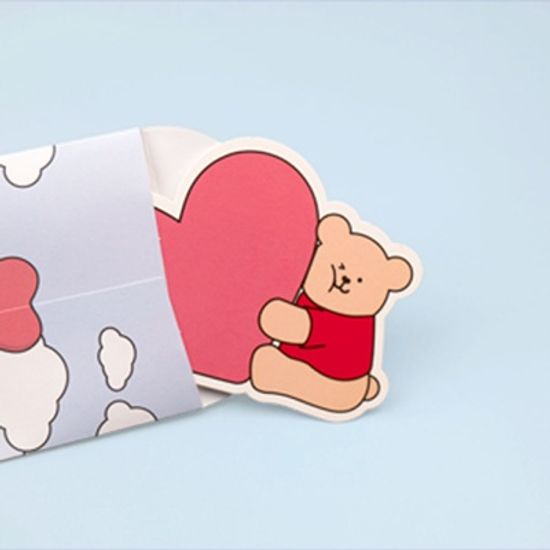 루카랩 루카베어 러브메세지 카드 5종x2매 10세트