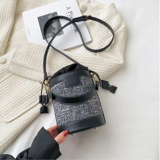 원통 디자인 키치한 여성 데일리 미니크로스백 잡화[W