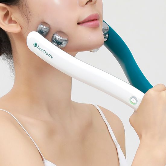 [혼바디] 빅 롤러 EMS 경락 디바이스(핑크)