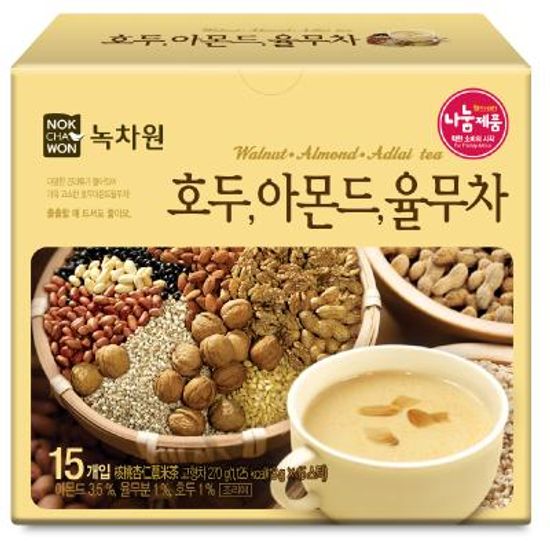 [녹차원]호두아몬드율무차 15스틱(든든하게)