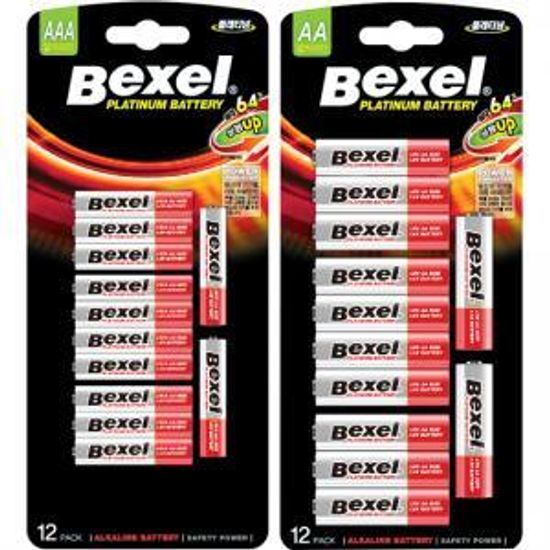 플래티넘 알카라인 고성능 건전지 AA 12알(1카드)