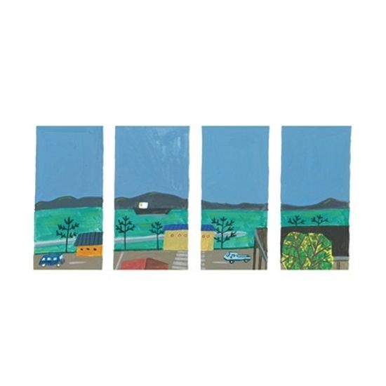 바다가 보이는 카페 / 일러스트 액자