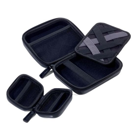 [TROIKA] ONPACK Take two 파우치 세트 블랙 CBO60/BK