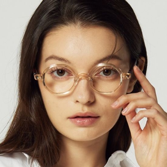 RECLOW FBB74 CRYSTAL BROWN GLASS 안경