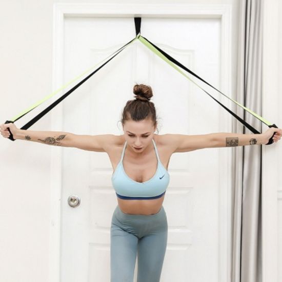홈트 도어앵커 근력밴드 세트/ 저항밴드