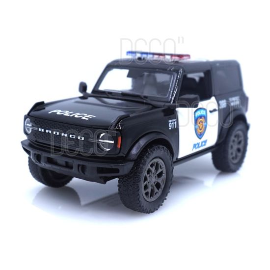 킨스 포드 브롱코 경찰차 미니카 풀백 다이캐스트 