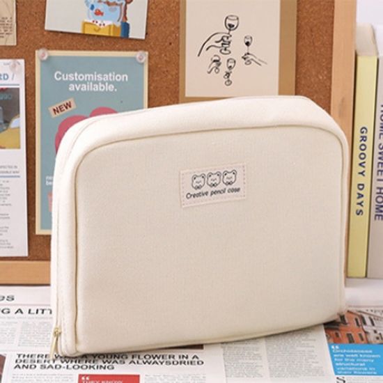 대용량 다꾸 대학생 필통 스티커 다이어리 펜 정리함