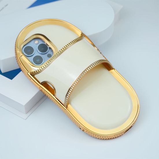 아이폰 15 14 13 12 메탈프레임 슬리퍼 거치대 케이스