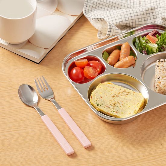 에디슨 2단계 스텐스푼포크케이스세트