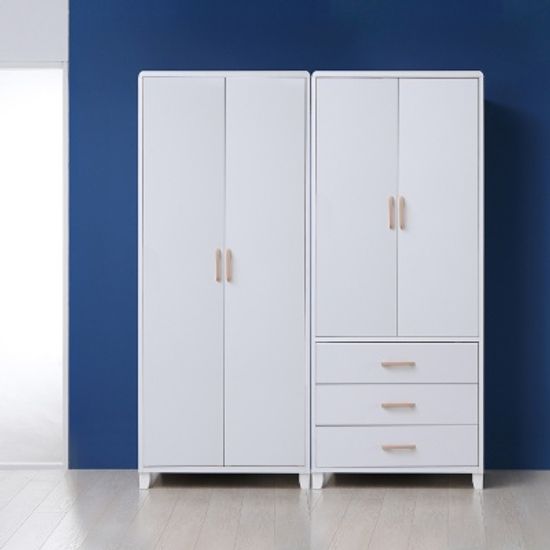 니스 3서랍 장롱세트 도어형 1600 B타입 (착불)