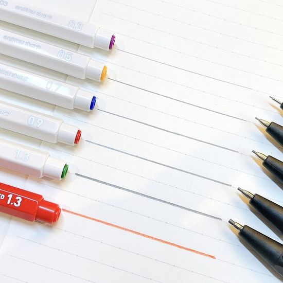 고쿠요 후방 심투입 엔피츠 0.3-1.3mm 샤프펜슬 PS-PE