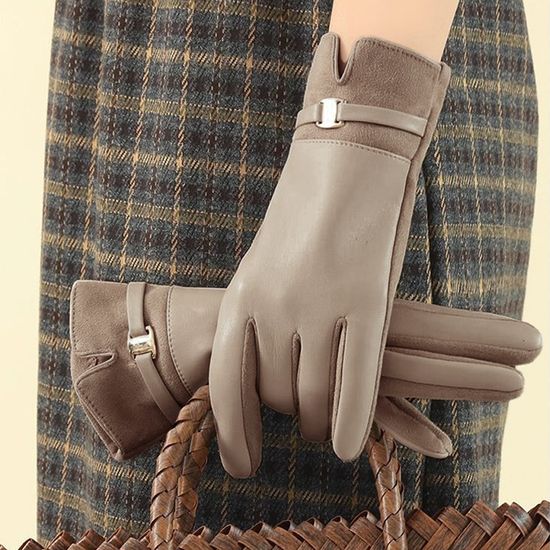[고급 퀄리티!] 루이 여성 스웨이드 가죽장갑