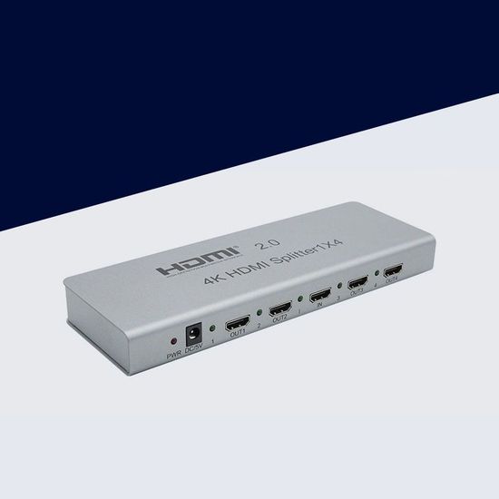 HDMI 분배기 1대4 4K 60Hz 지원 영상분배기(WDC8B7B)