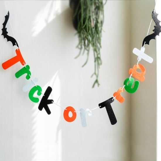 할로윈 트릭 오어 트릿 가랜드