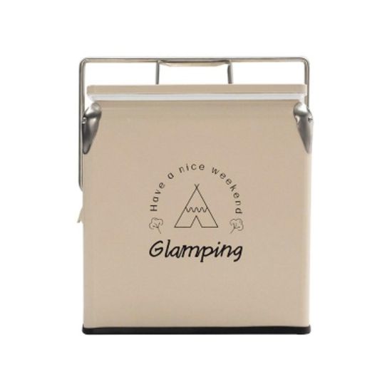 Glamping 감성 캠핑 휴대용 아이스박스 13L