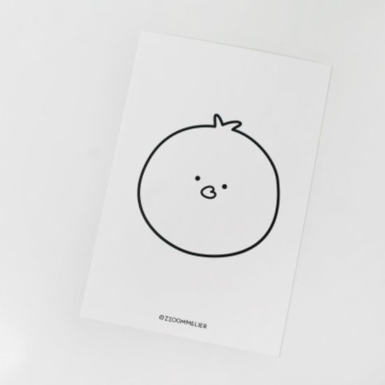 k-오리 라인 엽서 3종