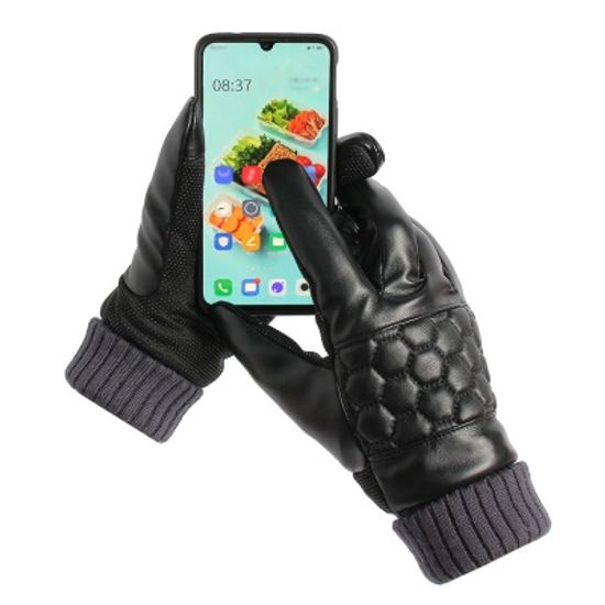 드로우 남성 터치 가죽장갑