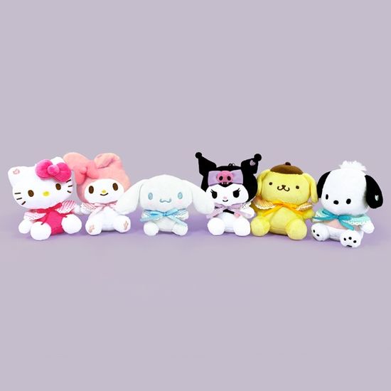 산리오 망토 인형 키링 6종