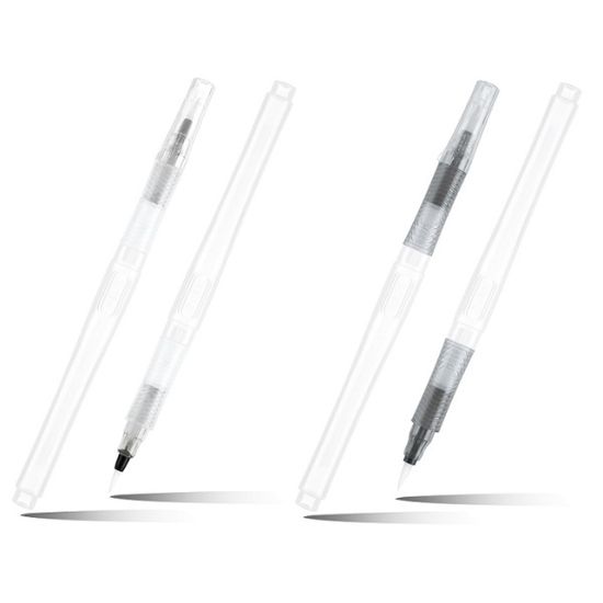 모나미 간편한 모필 수채화붓-워터 리얼브러쉬 2종Set