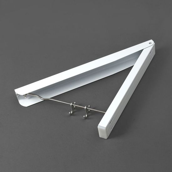 공간활용 접이식 벽걸이 행거 폴딩 벽옷걸이 화이트