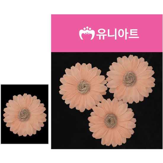유니아트 (조화꽃) 마국화 (살구)(WD78814)