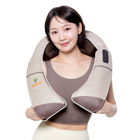 휴플러스 무선 목 어깨 마사지기 HPM-5000