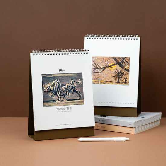 [4종] 2025년 미니 탁상달력 명화 2025달력 메모