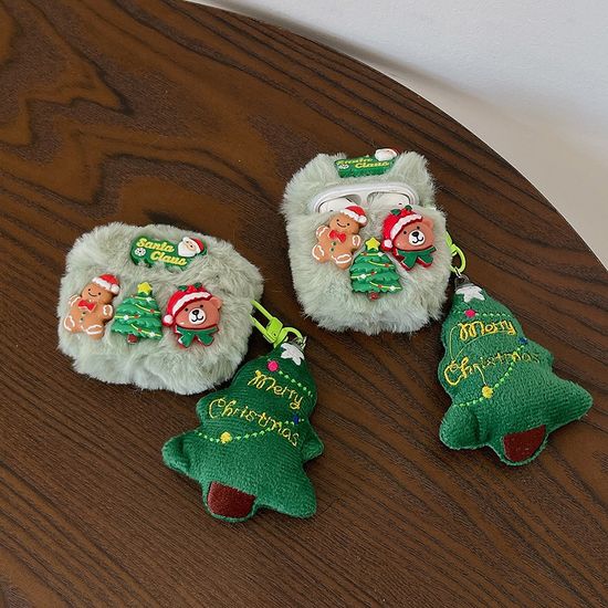 에어팟 4 3 2 1 프로 케이스 크리스마스 털 인형 키링