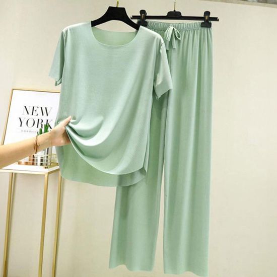 여성 여름 냉감 홈웨어 상하복(P0000TNL) 3종 세트
