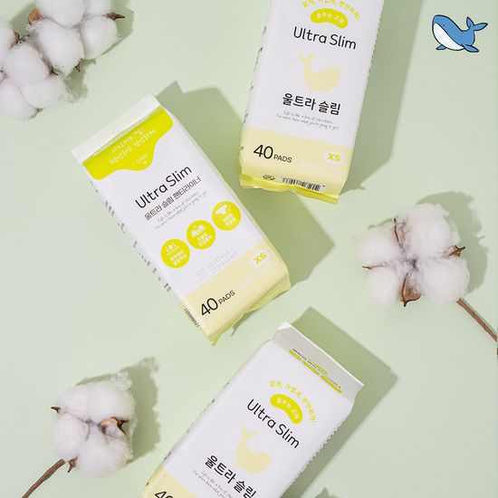 춤추는고래 대용량 슬림 팬티라이너 40P X 3팩 /120매